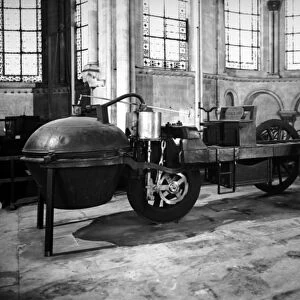 Steam-powered car invented by Nicolas Joseph Cugnot (1725-1804)