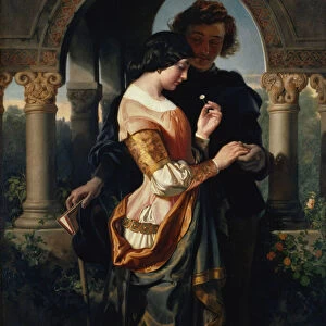 The Student, 1862 (oil on canvas) (Faust and Gretchen?)