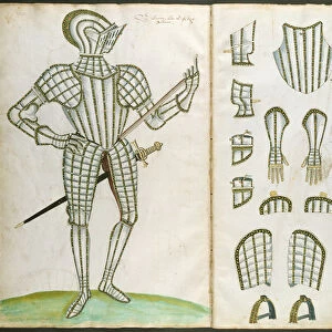 Suit of armour for Sir Henry Lee from An Elizabethan Armourers Album