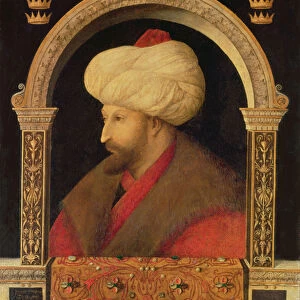 The Sultan Mehmet II (1432-81) 1480 (oil on canvas)