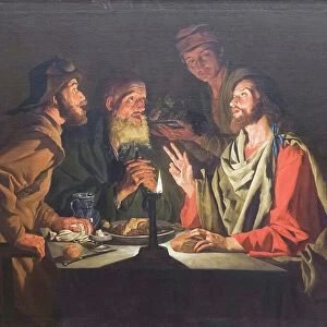 Supper at Emmaus, 1635-40, Matthias Stom (oil on canvas)