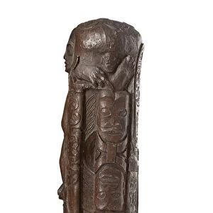 Tahitian Totem to Christ on the Cross, after 1894 (patinated plaster)
