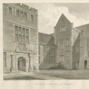 Tamworth Castle: sepia drawing, Apr 1849 (drawing)
