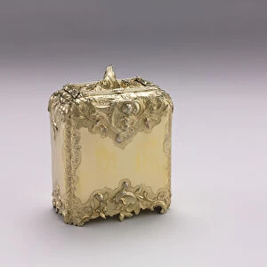 Tea Caddy, 1741-1742 (silver gilt)
