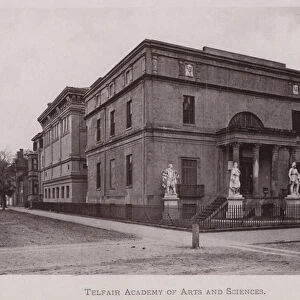 Telfair Academy of Arts and Sciences (b / w photo)