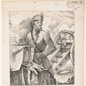 Thaddeus Kosciuszko, the friend of Washington, 1839 (litho)
