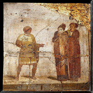 Theatre scene. 1st century (fresco)