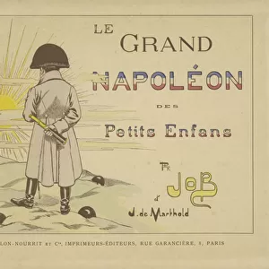 Title page of Le Grand Napoleon des Petits Enfants (colour litho)