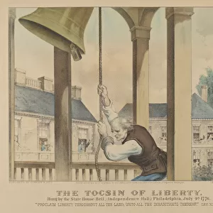 The Tocsin of Liberty Rung by the State House Bell, Philadelphia on July 4th 1776
