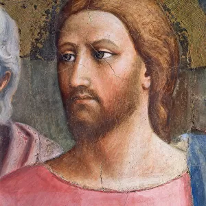 The Tribute Money: Christs Head, detail, c. 1427 (fresco)