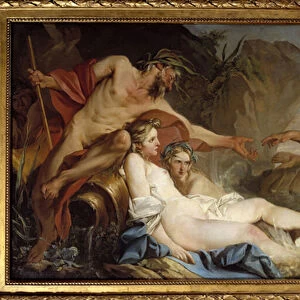 Ulysses on the island of Phaecians. Painting by Jean Baptiste Pierre (1713-1789)