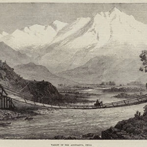 Valley of the Aconcagua, Chili (engraving)