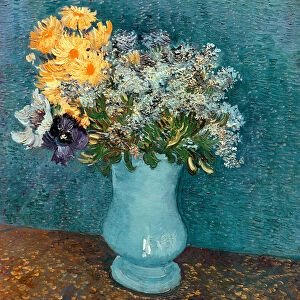 Vase of Flowers, 1887 (oil on canvas)
