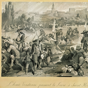 The Vendean Army Crossing the Loire at St