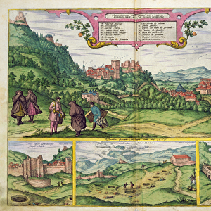 View of the Alhambra, from Civitates Orbis Terrarum