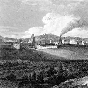 View of Bristol from Pile Hill, engraved by Heath, pub. by John Agg, 1809 (engraving)