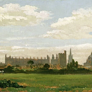 A View of Oxford (oil on millboard)