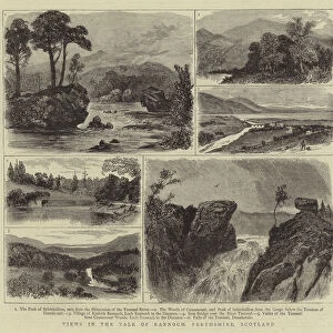Views in the Vale of Rannoch, Perthshire, Scotland (engraving)