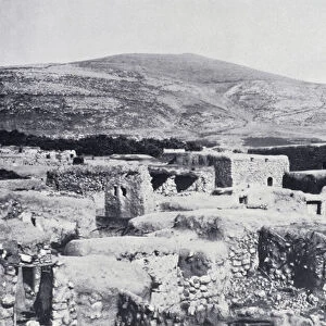 The Village of Shunem and Mount Gilead (b / w photo)