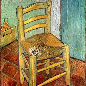 Vincents Chair, 1888 (oil on canvas)