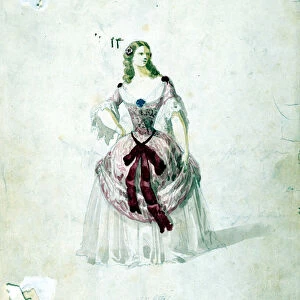 Violetta costume for the opera "La Traviata"
