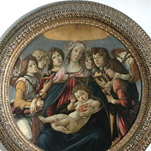 Virgin and Child with Six Angels, called The Madonna of the Pomegranate, c. 1478-79