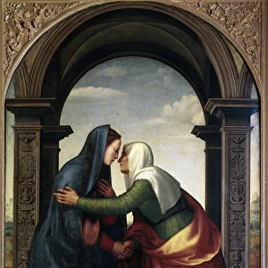 The Visitation of St. Elizabeth to the Virgin Mary (oil on panel, 1503)