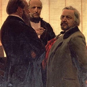 Vladimir Odoevsky (1803-69), Mily Balakirev (1837-1910) and Mikhail Ivanovich Glinka (1804-57)