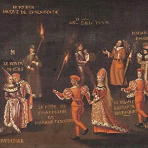 Vow of the Pheasant (Philip the Good and Isabella at the Feast of the Pheasant in Lille