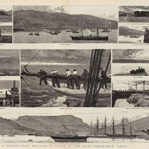 A Voyage from England to Natal in the Union Steam-Ship "Arab"(engraving)