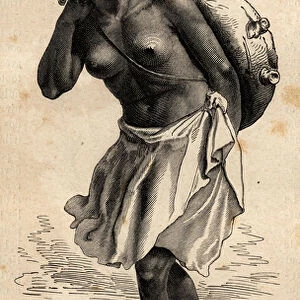 A water carrier from Monkoullo, a Samharian woman (Ethiopia)
