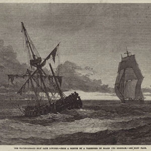 The Water-Logged Ship Jane Lowden (engraving)