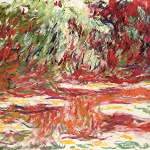 Waterlily Pond, 1918-19 (oil on canvas)