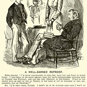 A Well-Earned Reproof (engraving)