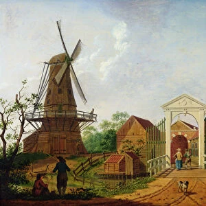 The Windmill, 1787 (oil on canvas)