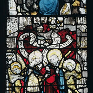 Window depicting the Visitation (stained glass)