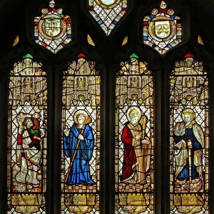 Window s3 depicting Borase family window (stained glass)