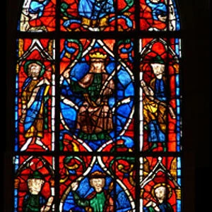 Window w110 depicting the Tree of Jesse (stained glass)