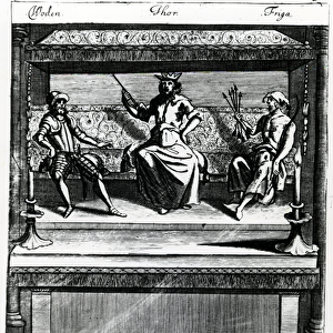 Woden, Thor and Friga (engraving)
