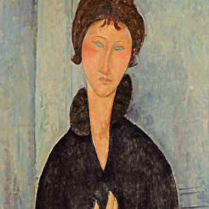 Woman with Blue Eyes, c. 1918 (oil on canvas)