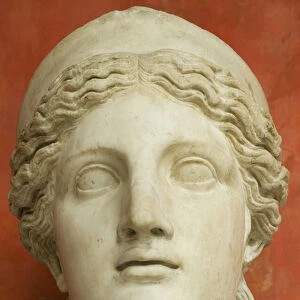 Woman with a diadem, Roman Imperial Period (30 BC-500 AD) (marble)