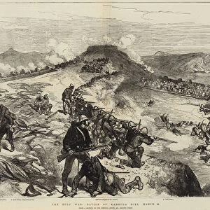 The Zulu War, Battle of Kambula Hill, 29 March (engraving)