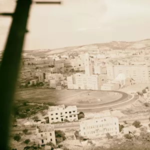 Air views Y. M. C. A 1933 Jerusalem Israel
