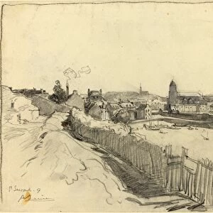 Auguste Lepa┼íre, Saint Servan, French, 1849 - 1918, 1917, graphite