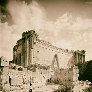 Baalbek Temple Bacchus south 1936 Lebanon Baʻlabakk