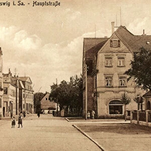 Buildings Coswig 1917 Landkreis MeiBen HauptstraBe