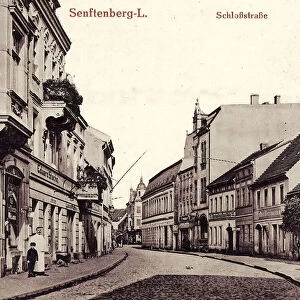 Buildings Senftenberg 1915 Brandenburg SchloBstraBe