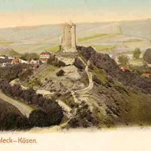 Burg Saaleck Ruins Saxony-Anhalt 1903 Kosen