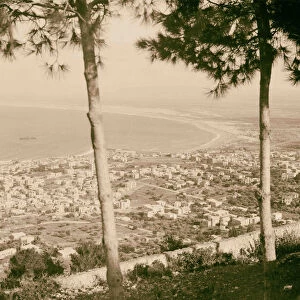 Carmel Haifa bay top 1920 Israel
