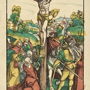 Drawings Prints, Print, Crucifixion, restrike?, Artist, Hans Schaufelein, German, Nuremberg, ca